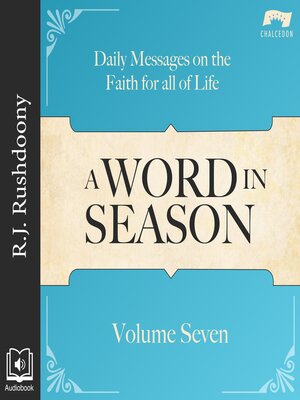 cover image of A Word in Season, Volume 7